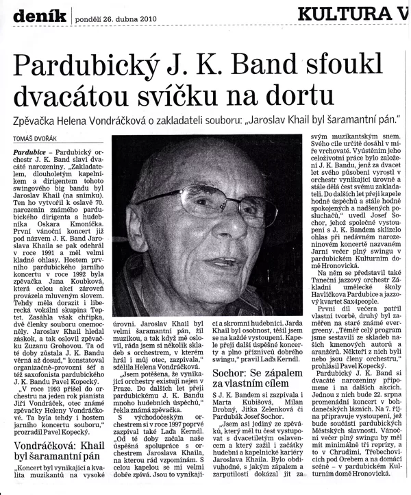 J. K. Band 20 let