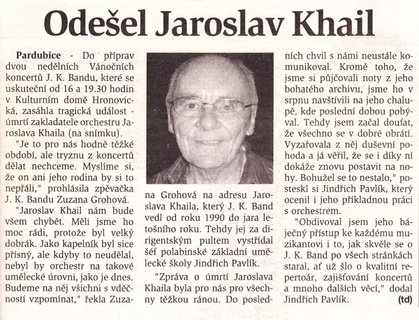 Jaroslav Khail *3.5.1930, +13.12.2006